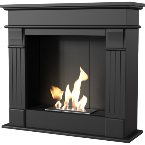 Biokominek AUGUST czarny z certyfikatem TÜV mniejszy do samodzielnego złożenia