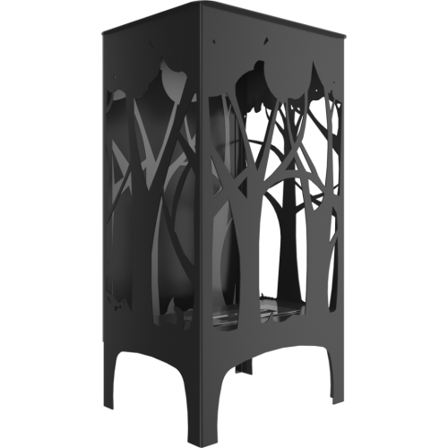 Biokominek FOXTROT czarny z certyfikatem TÜV