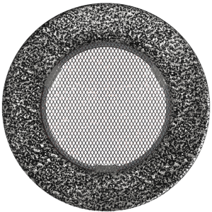 Kratka okrągła czarno-srebrna fi 125