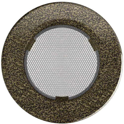 Kratka okrągła czarno-złota fi 150