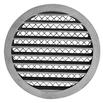 Czerpnia Wyrzutnia okrągła ścienna KWO_AL