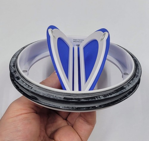 KLAPA ZWROTNA Z MAGNESAMI SKZ 125 ŚREDNICA 125 MM