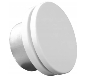 Zawór nawiewny 125 mm typu skandynawskiego, z ramką montażową - anemostat