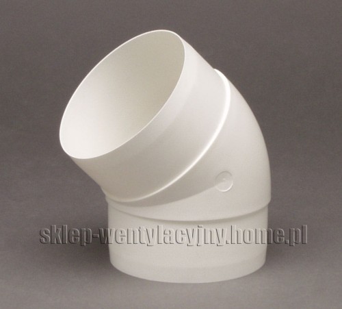 Kolano 45 stopni do kanałów okrągłych fi 125mm