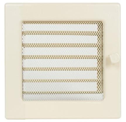 Kratka kremowa z żaluzją, 17x17cm