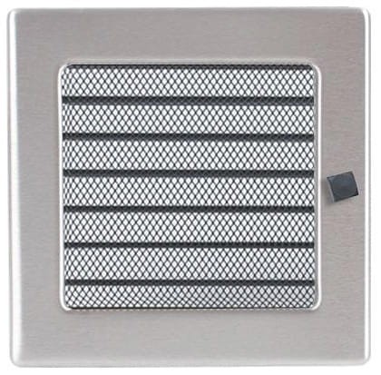 Kratka szlifowana z żaluzją, 17x17cm