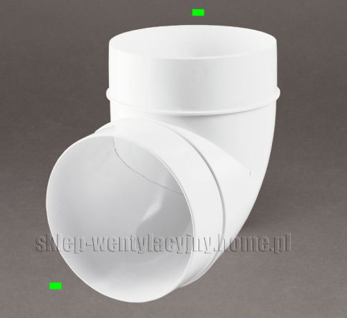 Kolano do kanałów okrągłych fi 100mm