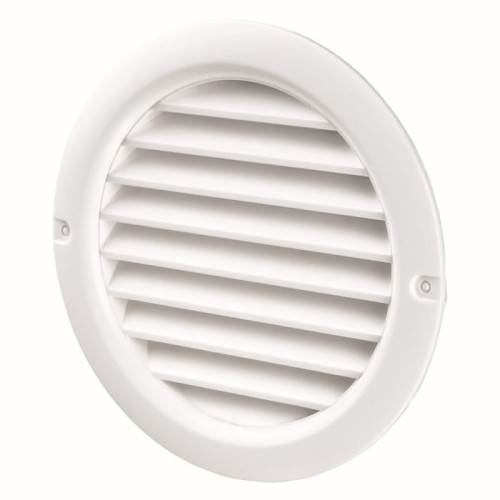 WP MV 150 BVR - kratka okrągła, fi 150mm, kolor biały