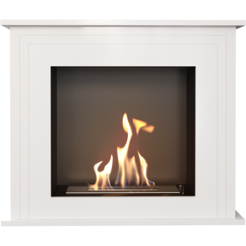 Biokominek JUNE biały z certyfikatem TÜV