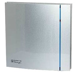 Silent 100 CZ Design Silver - wentylator łazienkowy w wersji podstawowej