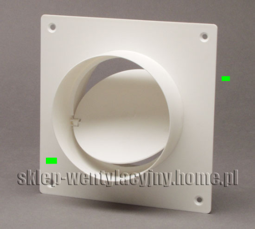 Art. 495 - Łącznik z zaworem zwrotnym i kołnierzem do kanałów okrągłych fi 100mm