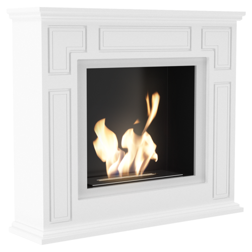 Biokominek MARCH biały z certyfikatem TÜV