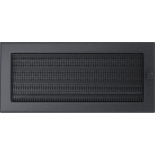 Kratka grafitowa, 17x37cm z żaluzją