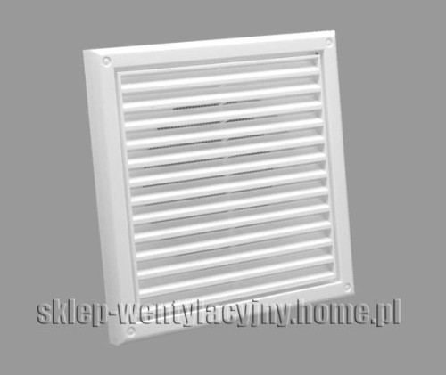 Kratka prostokątna z podłączeniem do otworu fi 100mm