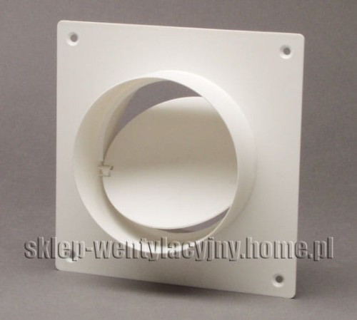 Łącznik z zaworem zwrotnym i kołnierzem do kanałów okrągłych fi 125mm