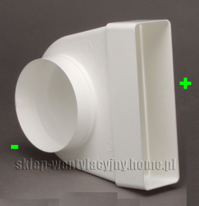 Art. 640 - Kolano łączące 204x60mm z fi 150mm