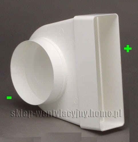 Kolano łączące 220x90mm z fi 100mm