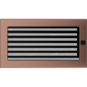 Kratka miedź galwaniczna z żaluzją 17x30