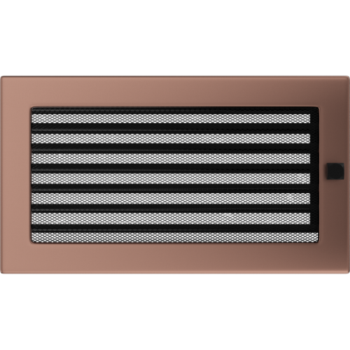 Kratka miedź galwaniczna z żaluzją 17x30