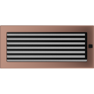 Kratka miedź galwaniczna z żaluzją 17x37