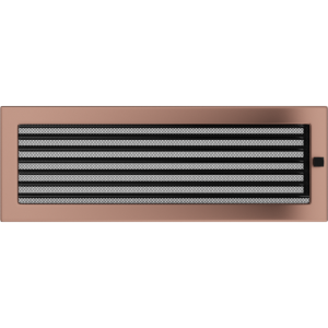 Kratka miedź galwaniczna z żaluzją 17x49
