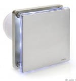 Wentylator BFS 100 L-S, INOX, ze srebrnym panelem przednim, podświetleniem LED