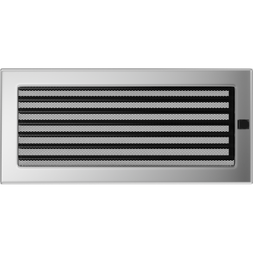 Kratka niklowana z żaluzją 17x37