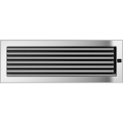 Kratka niklowana z żaluzją 17x49