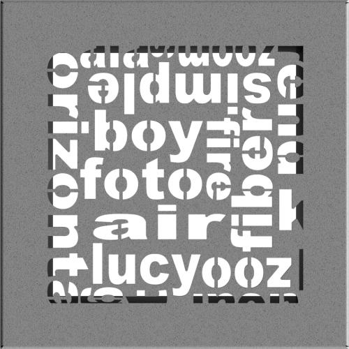 Kratka ABC granito 17x17