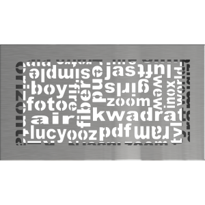 Kratka ABC szlifowana 17x30