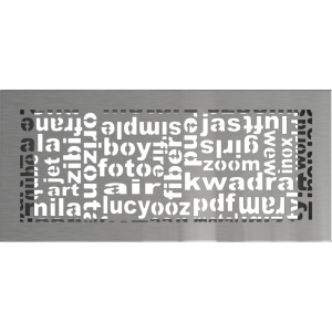 Kratka ABC szlifowana 17x37