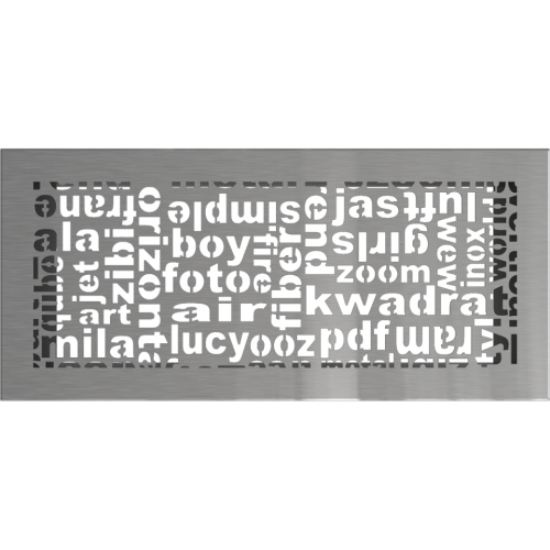 Kratka ABC szlifowana 17x37