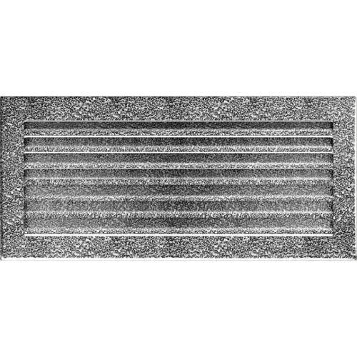 Kratka FRESH czarno-srebrna 17x37