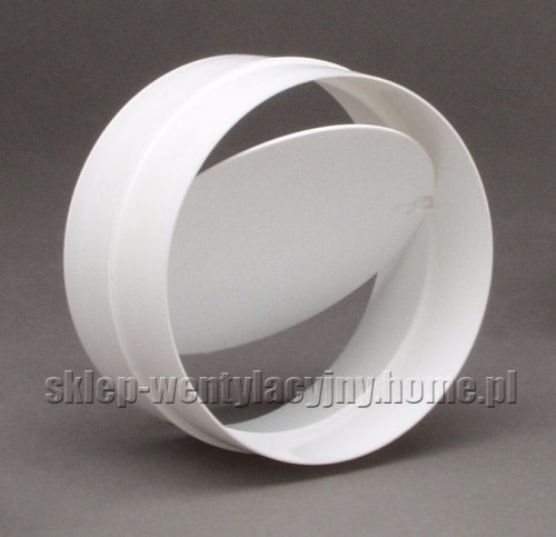 Łącznik z zaworem zwrotnym kanałów okrągłych fi 125mm