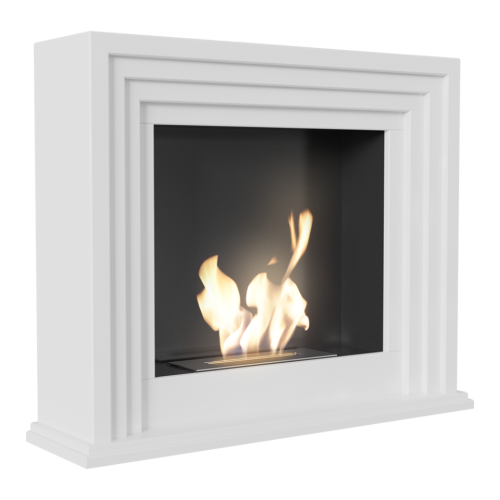 Biokominek QUAERERE biały z certyfikatem TÜV