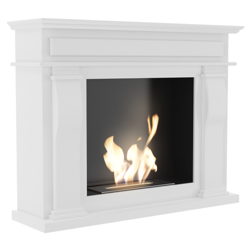 Biokominek OCTOBER biały z certyfikatem TÜV