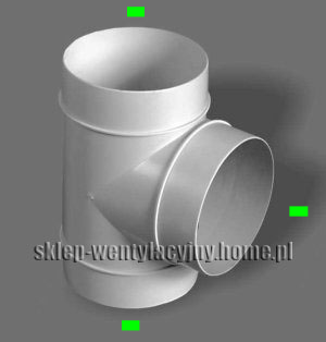 Trójnik do kanałów okrągłych fi 125mm