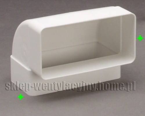 Art. 060 - Kolano pionowe 90 stopni, 110x55mm