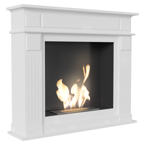 Biokominek NOVEMBER biały z certyfikatem TÜV