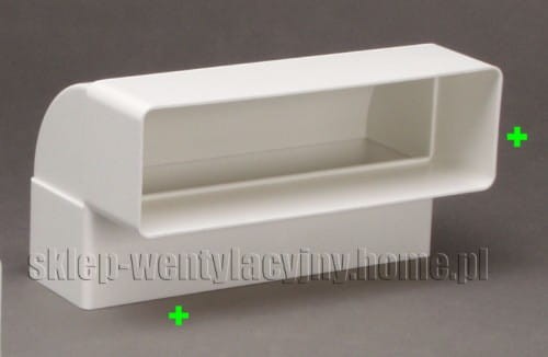 Kolano pionowe 90 stopni, 220x90mm