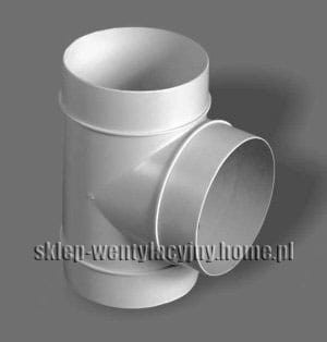 Trójnik do kanałów okrągłych fi 125mm