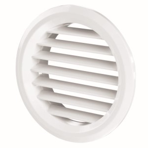 WP MV 50/4 BV WH - kratka okrągła, fi 50mm, kolor biały