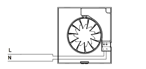 podłączenie wentylatora z histogramem - sposób 2