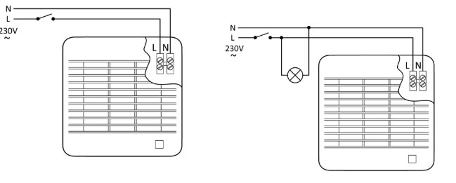 podłączenie wentylatora